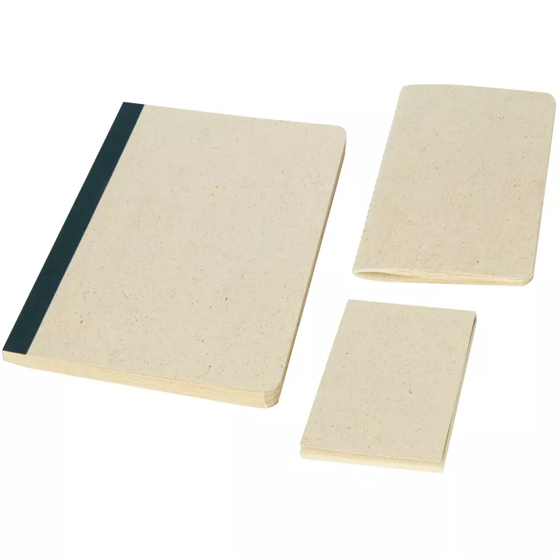 3-częściowy, biurowy zestaw upominkowy Verde z papieru z trawy - Kramowy (10778110)