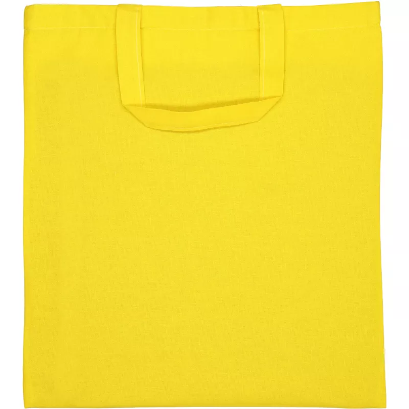Torba bawełniana z krótkim uchem 140 g/m2 MARSHALL - żółty (6068008)