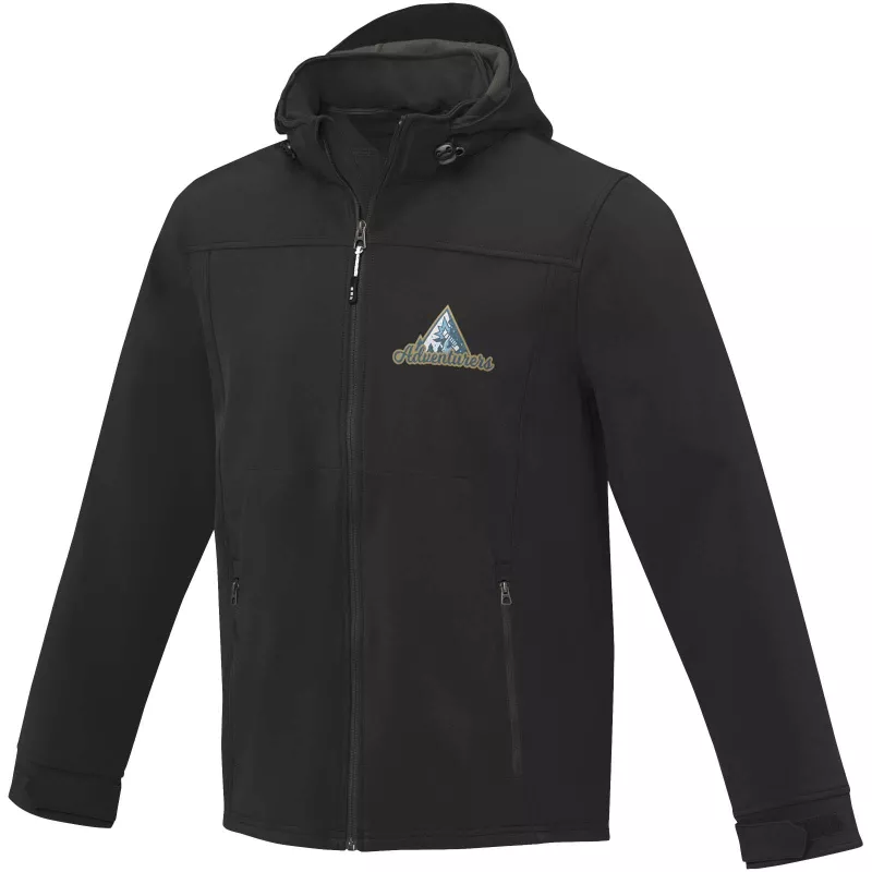 Męska kurtka softshellowa Langley wykonana z materiałów pochodzących z recyklingu - Czarny (39576-BLACK)