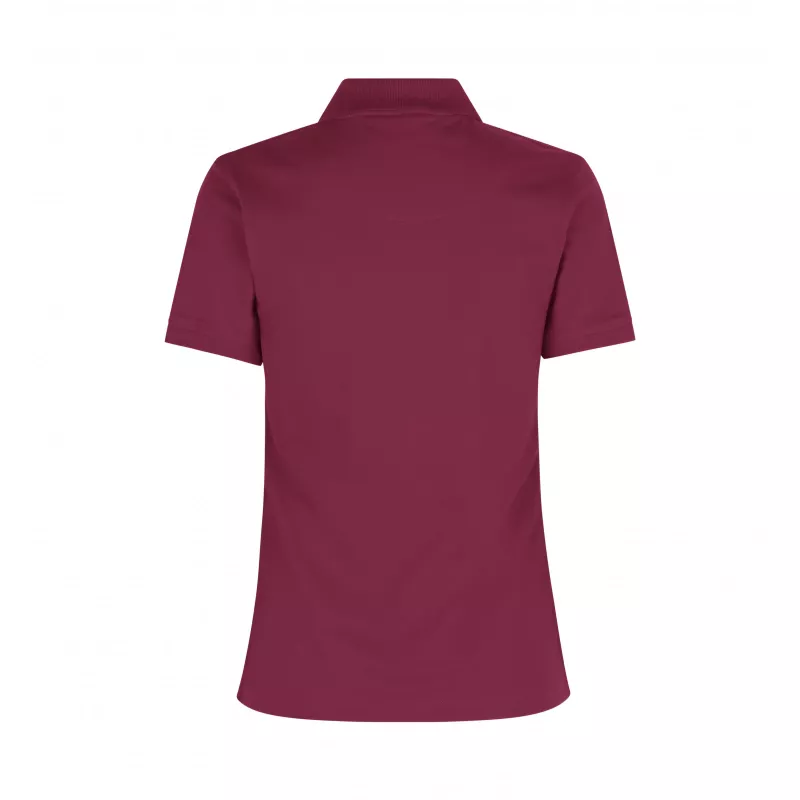 Koszulka bawełniana damska 210 g/m² ID Polo/stretch 527 - Cerise (0527-CERISE)