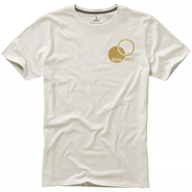 Męski T-shirt 160 g/m²  Elevate Life Nanaimo - Jasnoszary (38011-L GREY)