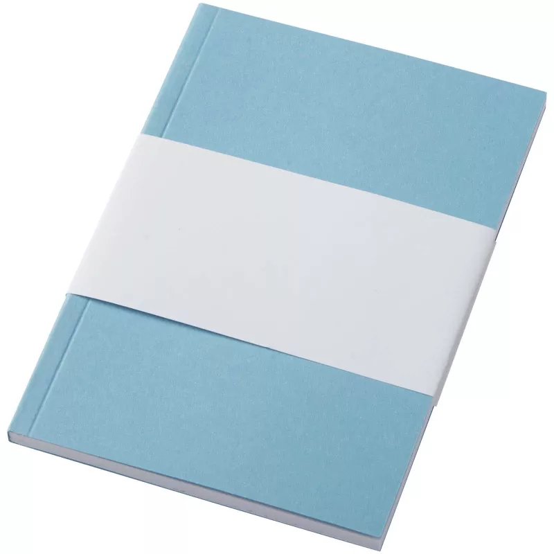 Notatnik A6 Novella Austen z miękką okładką z materiału z recyklingu, 50 kartek - Niebieski (21026352)