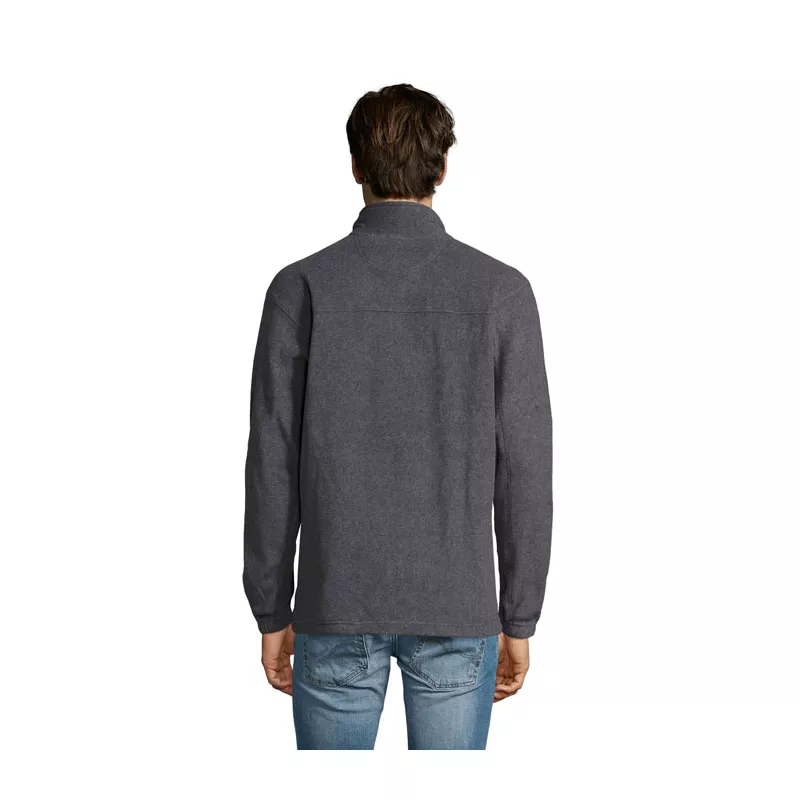 Bluza polarowa męska rozpinana 300 g/m² Sol's NORTH - Szary Melanż (S55000-GM)