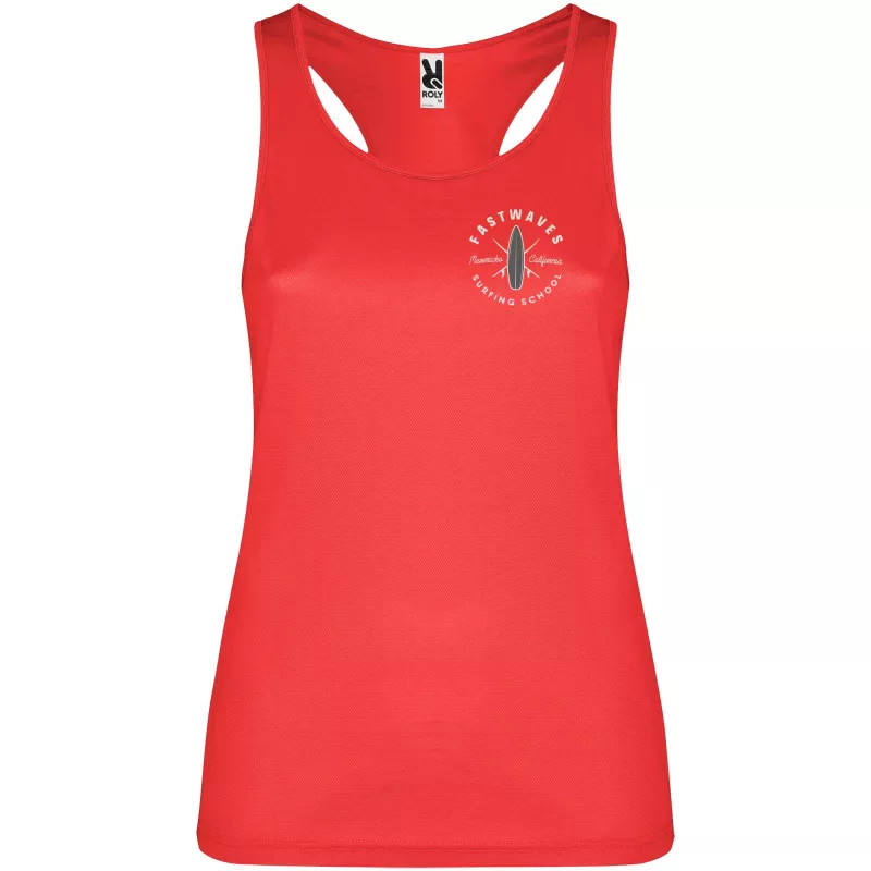 Shura damski podkoszulek sportowy - Czerwony (R0349-RED)