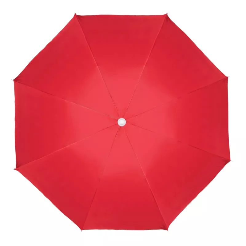 Parasol plażowy ø147 cm - czerwony (V7675-05)