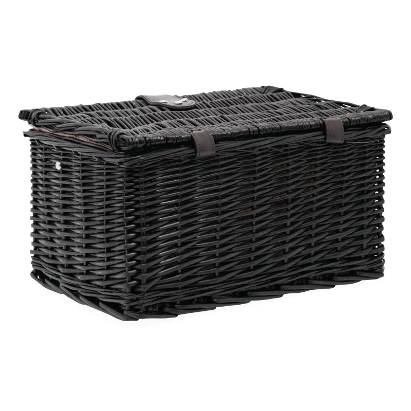 Wiklinowy kosz piknikowy - ciemnobrązowy (56-0604035)