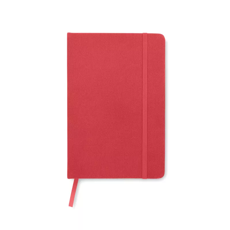 Notes A5 w okładce z RPET 80 kartek w linię NOTE RPET - Czerwony (MO9966-05)