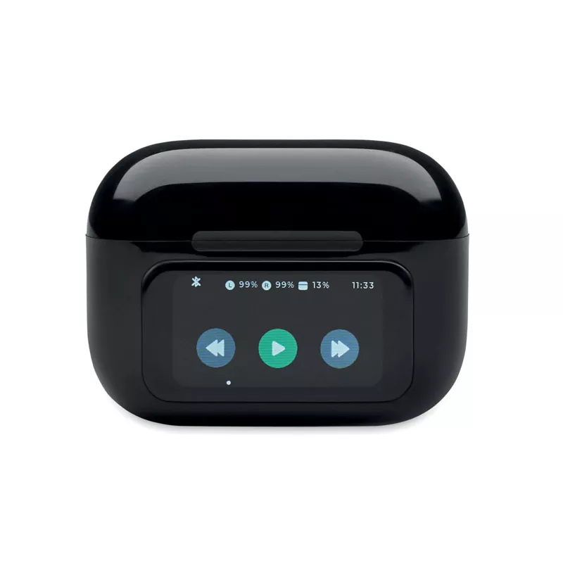 Słuchawki douszne TWS z ANC/ENC SILENCIO - Czarny (MO2737-03)