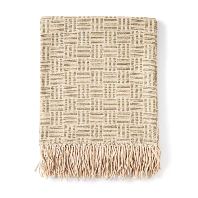 Koc 130 x 170 cm VINGA Lenox - szary (VG015-19)