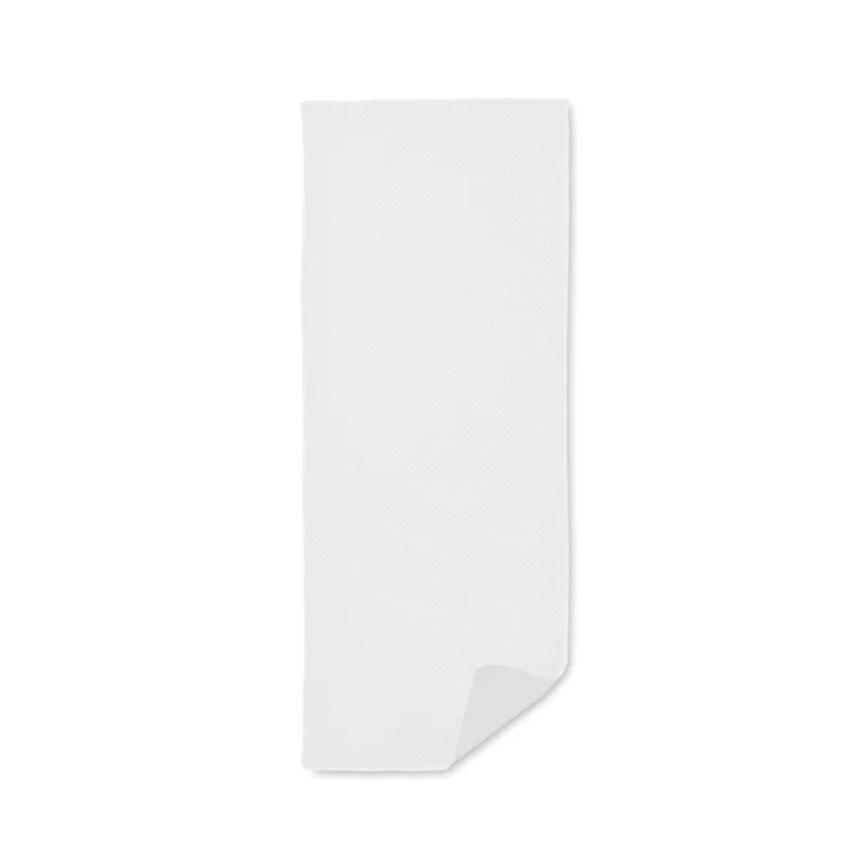 Ręcznik sportowy z mikrofibry 30x80 cm TAORU - Bialy (MO9024-06)