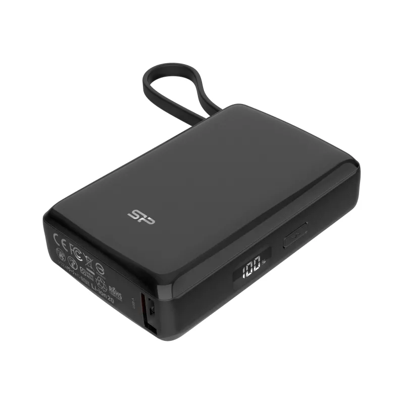 Power bank 10 000 mAh Silicon Power CP10 - czarny (EG834503)