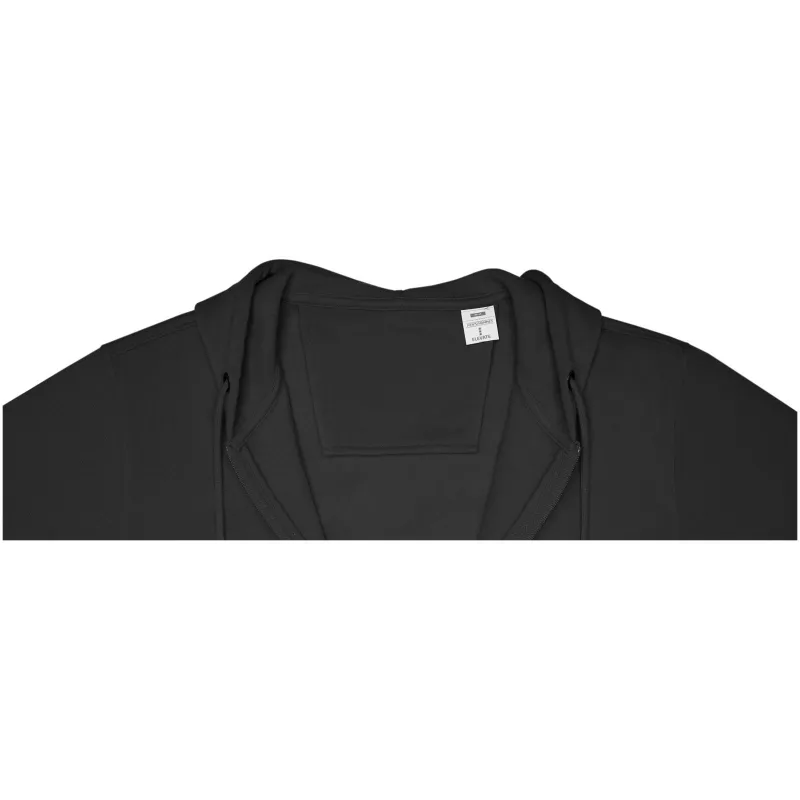 Męska bluza z kapturem Theron z zamkiem błyskawicznym - Czarny (38229-BLACK)