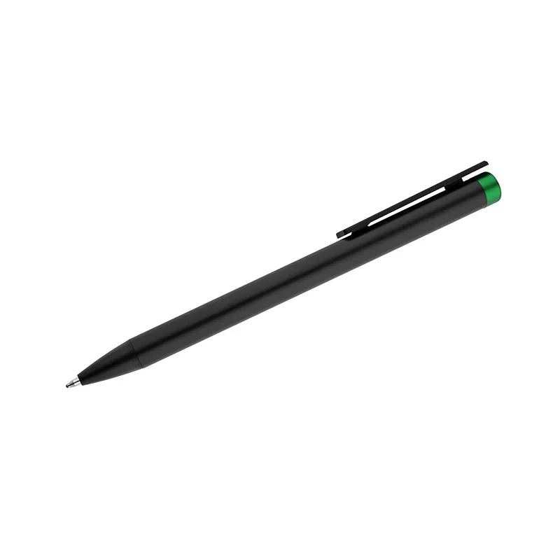 Długopis metalowy ALI z dwukolorowym grawerem - zielony (19646-05)