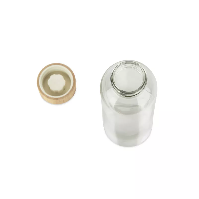 Butelka z recyklingowanego szkła VOSA 500 ml - przezroczysty (16258-19)