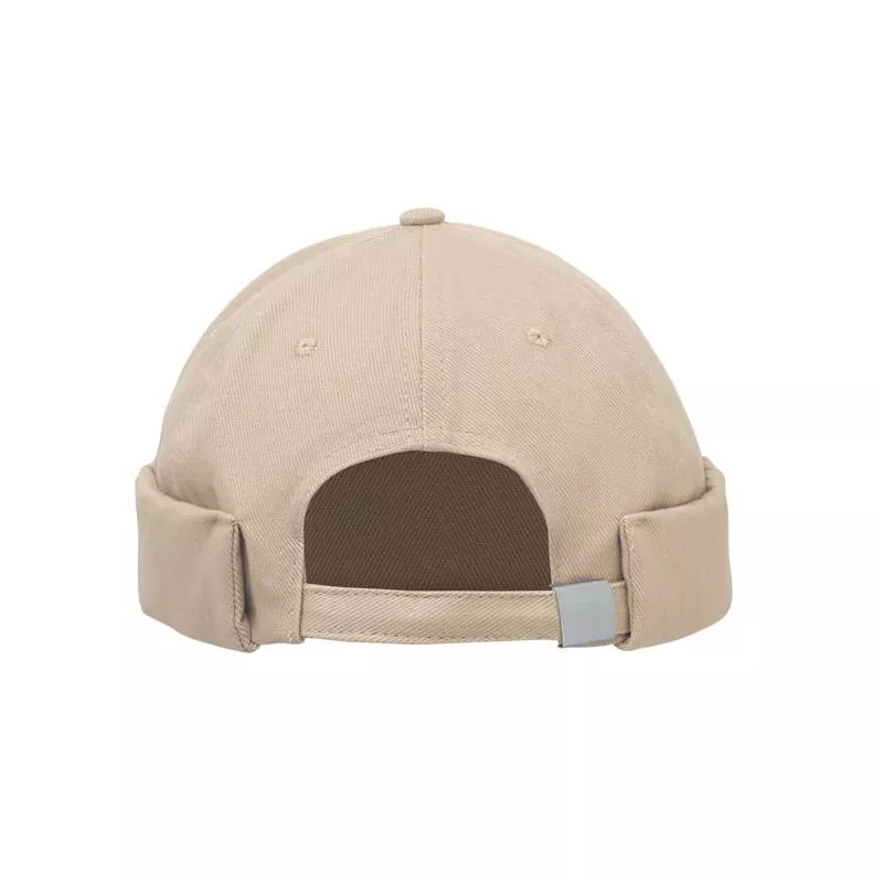 Czapka docker ze szczotkowanej bawełny 260 g/m² DOCK - Bezowy (MO2923-13)