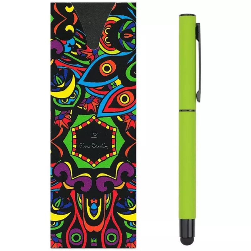 Pióro kulkowe touch pen soft touch CELEBRATION Pierre Cardin - jasnozielony (B0300607IP329)