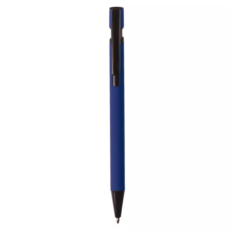 Długopis Valencia soft-touch - ciemnoniebieski (LT87749-N0010)