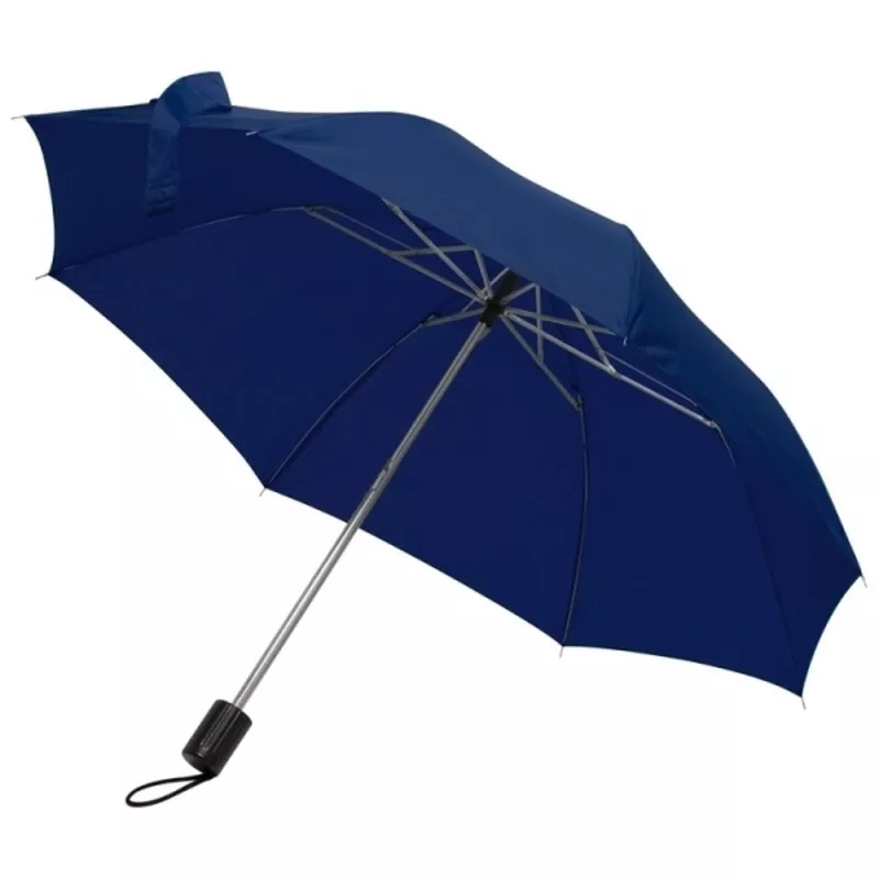 Parasol manualny Ø81 cm LILLE - granatowy (518844)