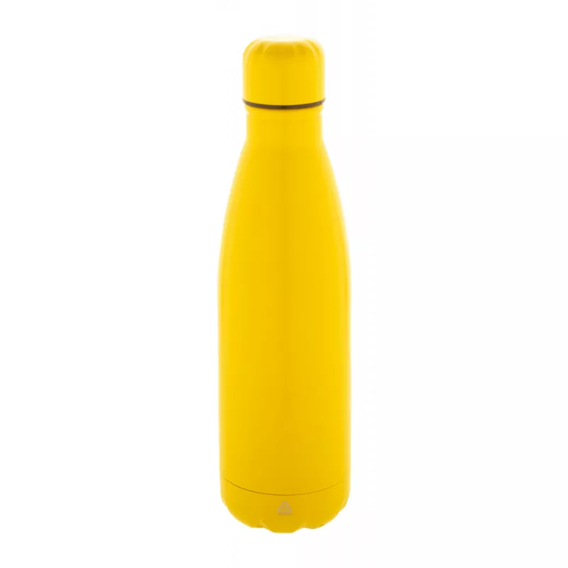 Refill butelka ze stali nierdzewnej z recyklingu - żółty (AP808117-02)