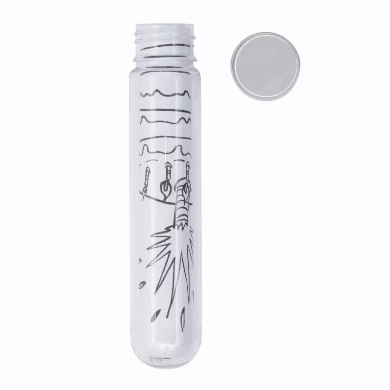 Zestaw do kolorowania - srebrny, transparentny (56-0504115)