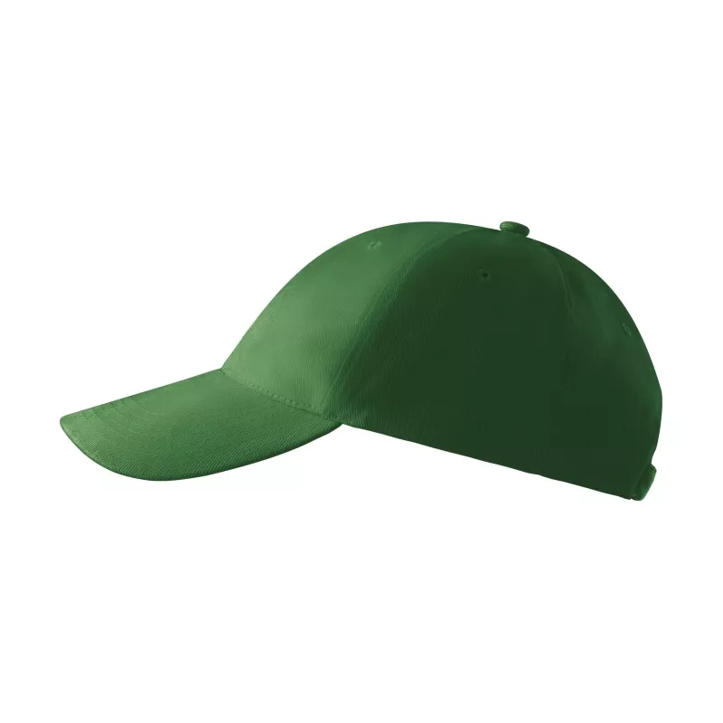 Reklamowa czapka z daszkiem Malfini 6P 305 - Zieleń butelkowa (ADLER305-ZIELEń BUTELKOWA)