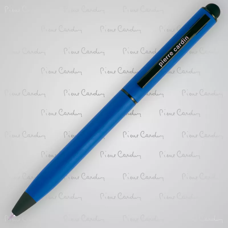 Długopis metalowy touch pen, soft touch CELEBRATION Pierre Cardin - niebieski (B0101706IP304)