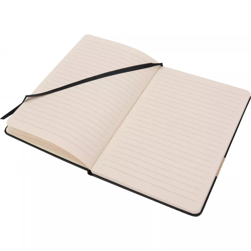 Notatnik A5 w linie DOUGLAS - czarny (2422703)