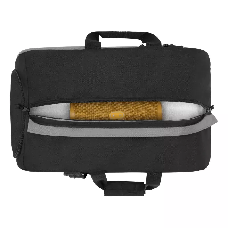 Mała torba sportowa - czarny, szary (56-0805101)