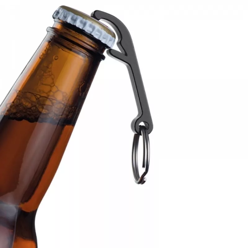 Brelok metalowy otwieracz do butelek WORCESTER - czarny (904203)