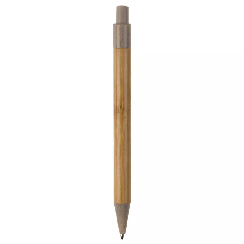 Długopis bambusowo-słomkowy - szary (LT87284-N0061)