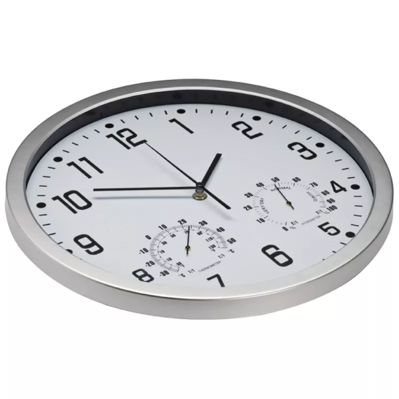 Zegar ścienny CrisMa - biały (4123806)