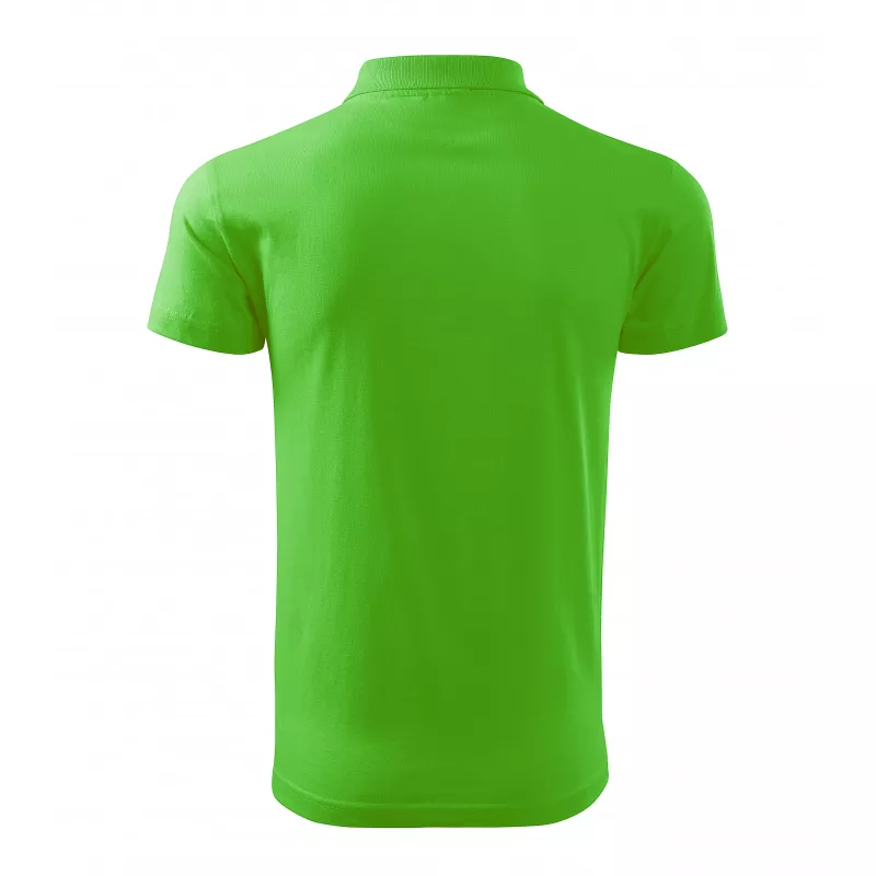 Męska koszulka polo 180 g/m² SINGLE J. 202 - Green apple (ADLER202-GREEN APPLE)