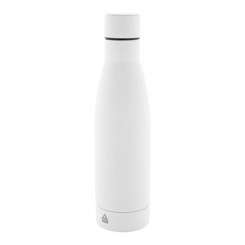 Rubbar butelka ze stali nierdzewnej z recyklingu - biały (AP808163-01)