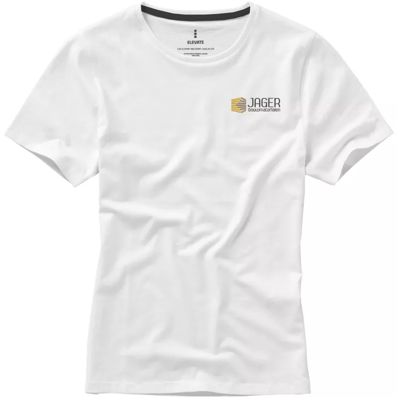 Damski t-shirt Nanaimo z krótkim rękawem - Biały (38012-WHITE)