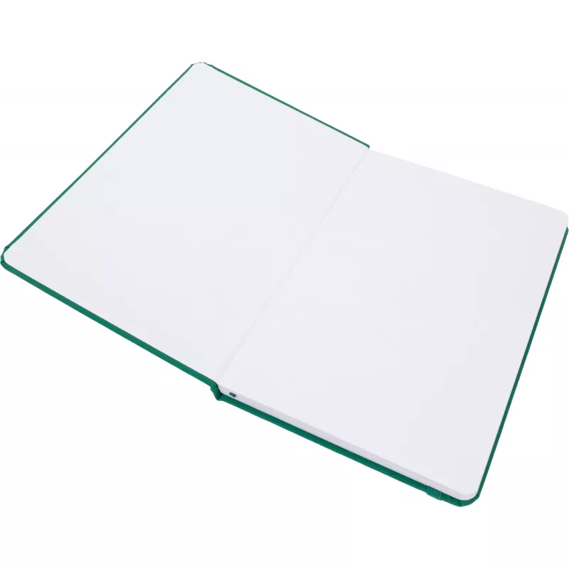 Notatnik A5 w linie z materiałów z recyklingu DOMINIK - zielony (2526109)