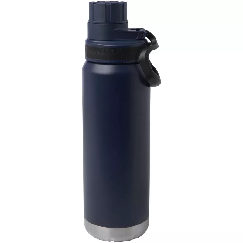 Butelka Fortis z recyklingowanej stali nierdzewnej, z miedzianą izolacją próżniową, o pojemności 700 ml, z certyfikatem RCS - Granatowy (10084255)