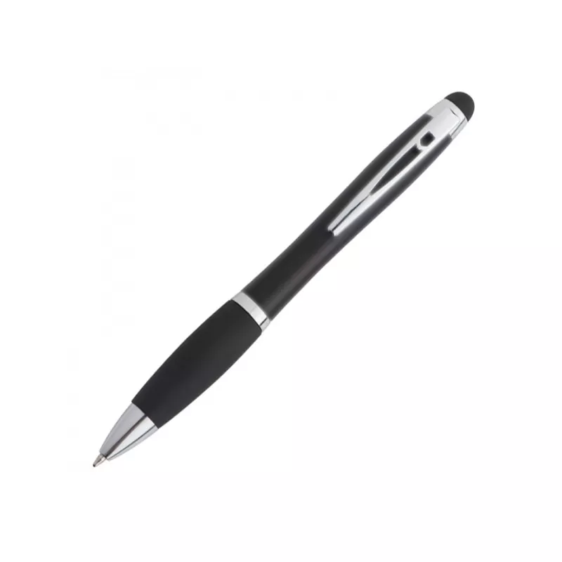 Długopis metalowy touch pen lighting logo LA NUCIA - czarny (054003)
