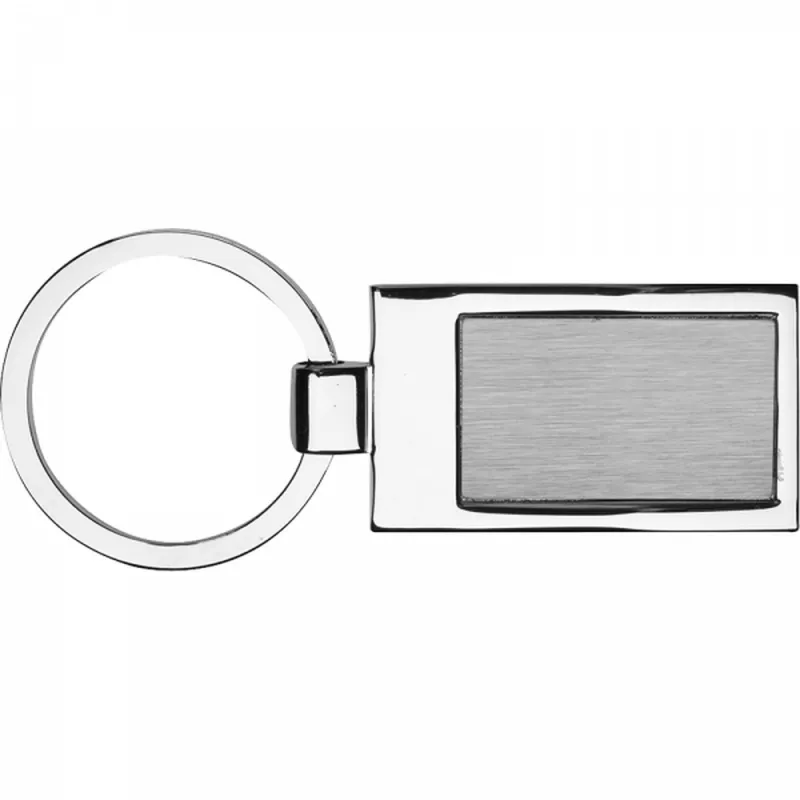 Brelok metalowy NAOMI - szary (9221207)