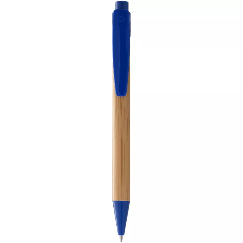 Długopis bambusowy Borneo - Błękit królewski-Piasek pustyni (10632201)