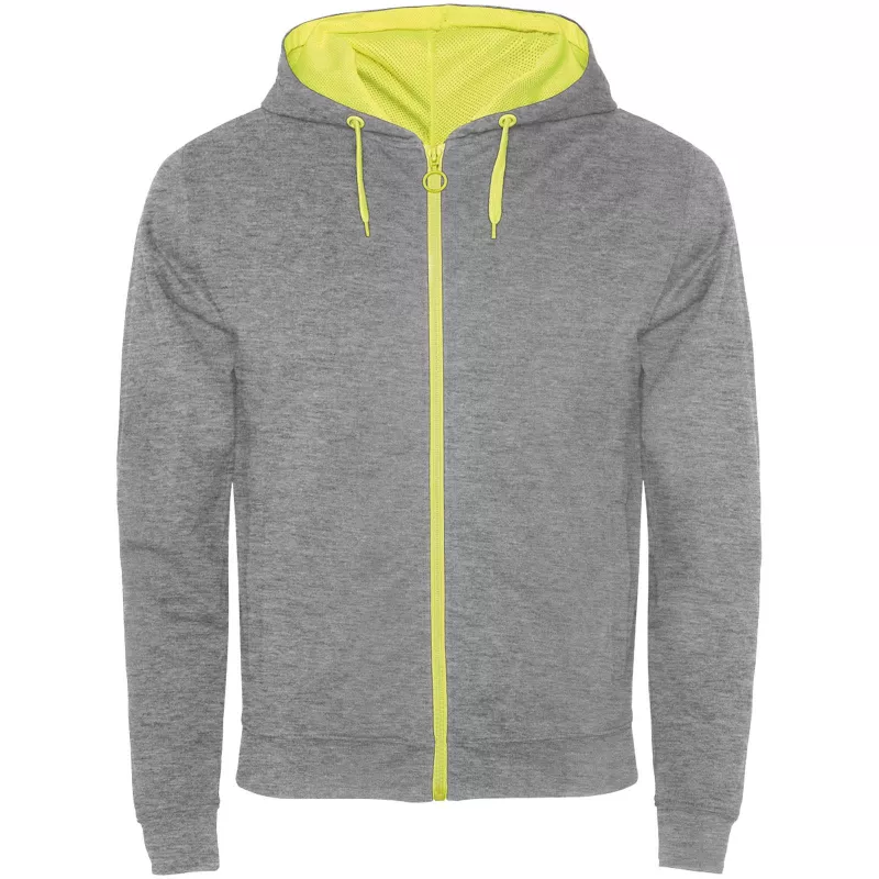 Fuji bluza unisex - Fluor Yellow-Szary melanż (R1105-FLYELLOW-H_GREY)