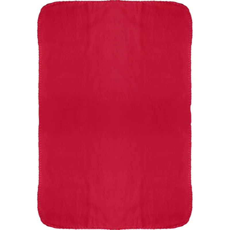 Pluszowy miś z kocem 80 x 120 cm - czerwony (V3831-05)