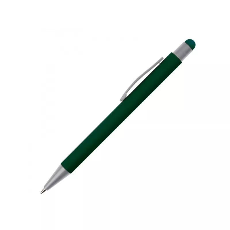 Długopis metalowy touch pen SALT LAKE CITY - ciemnozielony (093499)