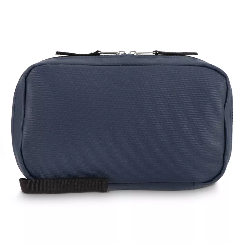 Torba organizacyjna rPET PU Coated 210D Napa 22 x 13 x 4 cm - ciemnoniebieski (LT95327-N0010)