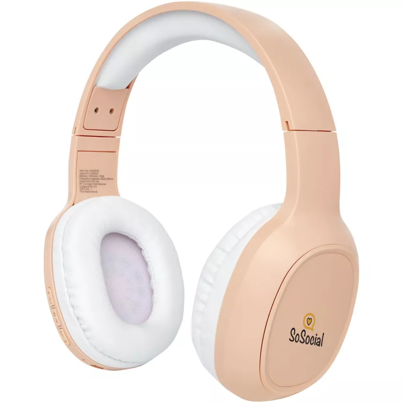 Riff słuchawki bezprzewodowe z mikrofonem - Pale blush pink (12415540)