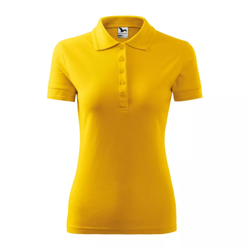 Damska koszulka polo 200 g/m² PIQUE  POLO 210 - Żółty (ADLER210-żółTY)