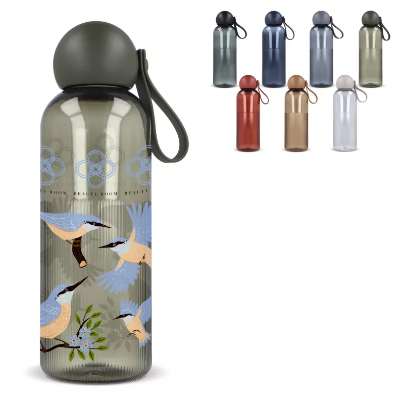 Sagaform Ture butelka na wodę 600ml - brązowy transparentny (LT52056-N0451)
