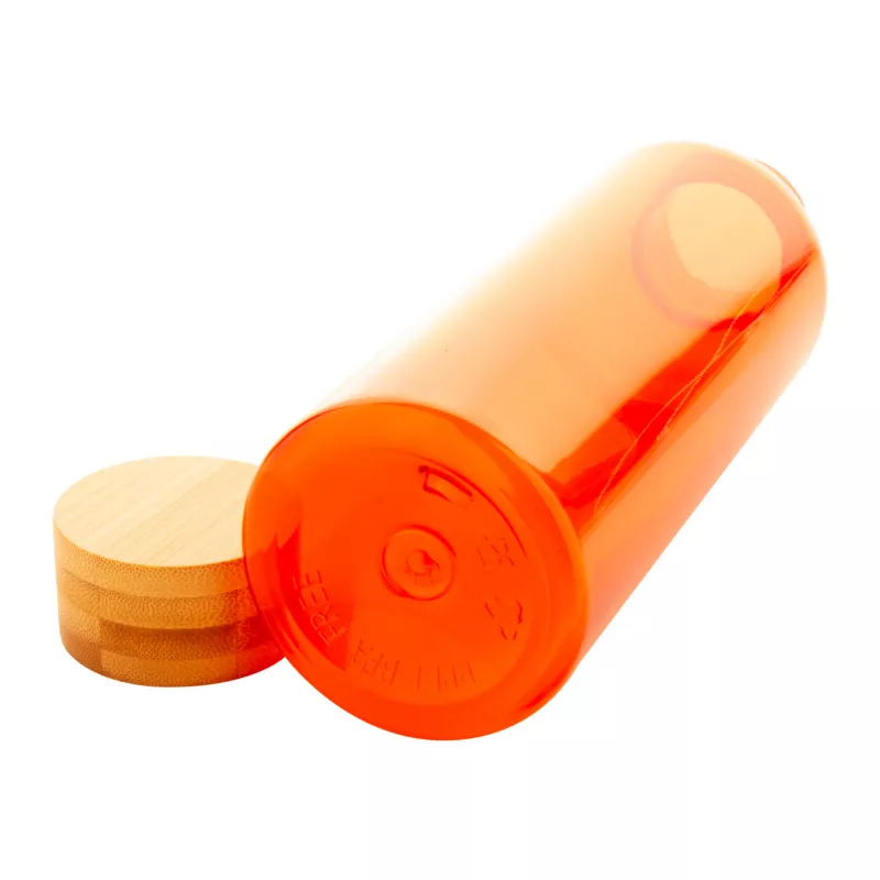 Butelka sportowa z tworzywa sztucznego RPET wolnego od BPA 500 ml Pemboo - czerwony (AP800492-05)