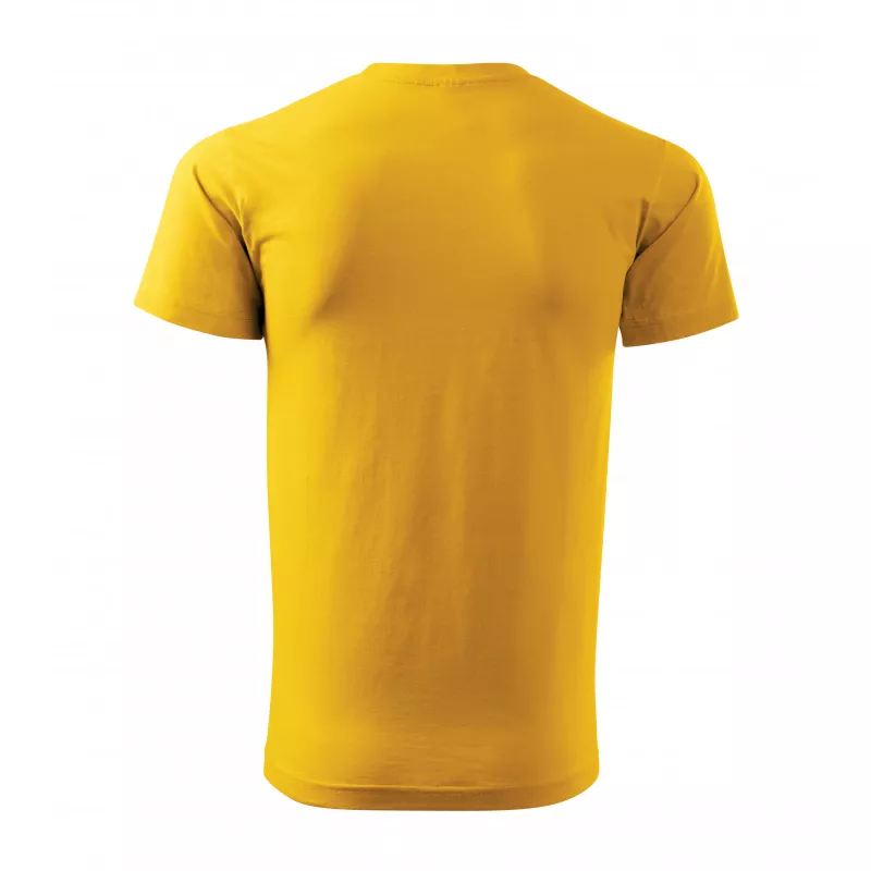 Koszulka bawełniana 160 g/m²  MALFINI BASIC 129 - Żółty (ADLER129-żółTY)