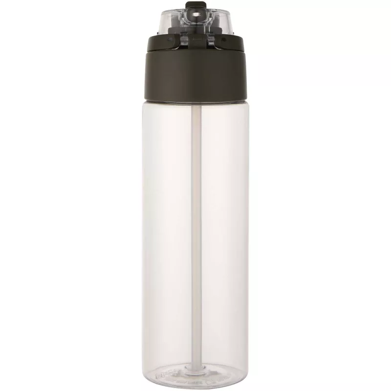 Bidon na wodę Theron o pojemności 700 ml, wykonany z tworzywa sztucznego pochodzącego z recyklingu (RCS), z pokrywką o podwój - Leśny zielony (10095064)