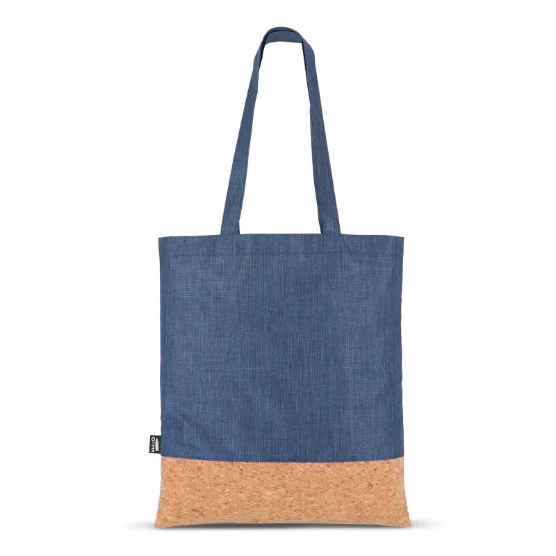 Torba transportowa R-PET i korek 35 x 40 cm - ciemnoniebieski (LT91393-N0010)
